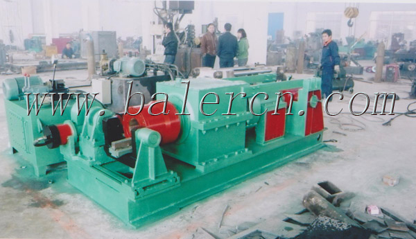 NT-180 steel bottle hot circle close up hydraulic equipment