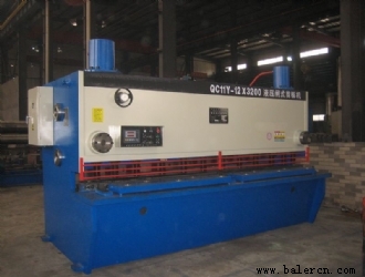 QC11Y-12X3200 NC hydraulic guillotine shearing machine